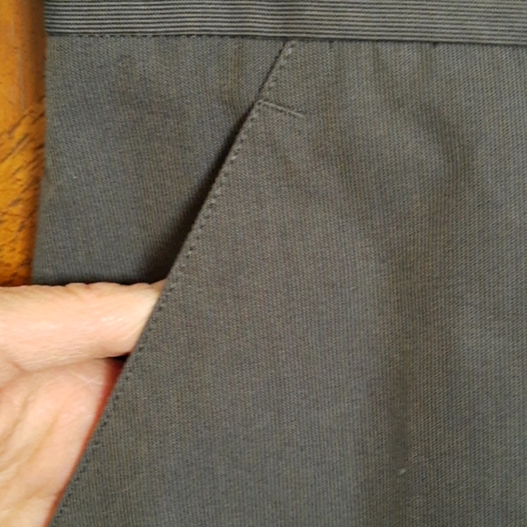 agnès b. Paris Gray Cotton Pencil Skirt, Size 38 - Picture 3 of 9